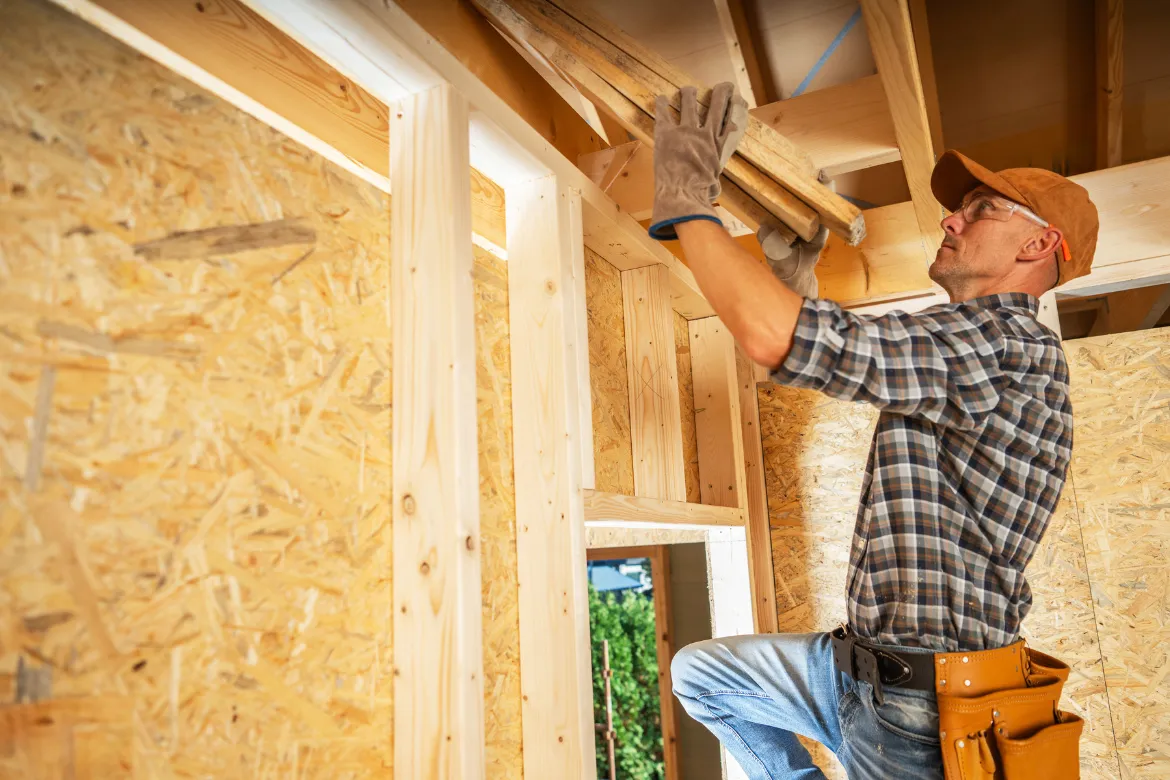 new home construction los angeles wood framing sheathing installation go captain build