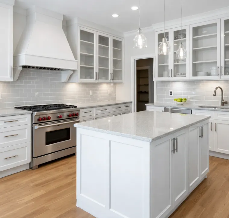 kitchen remodeling los angeles modern white cabinets island design